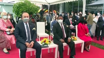 cekim - ANKARA - Dışişleri Bakanı Çavuşoğlu, Zimbabve Büyükelçilik binasının açılışına katıldı Videosu