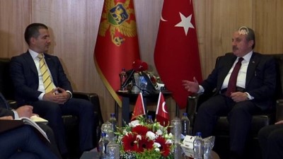 50 milyon dolar - ANTALYA - TBMM Başkanı Şentop, Karadağ Meclis Başkanı Becic ile görüştü Videosu