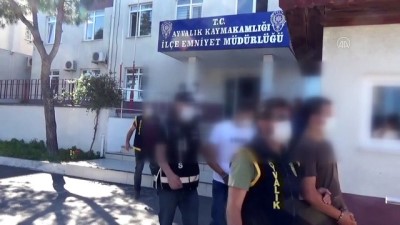 adliye binasi - BALIKESİR - Botla Yunanistan'a kaçmaya çalışan 6 FETÖ üyesi ve 2 göçmen kaçakçısı tutuklandı Videosu