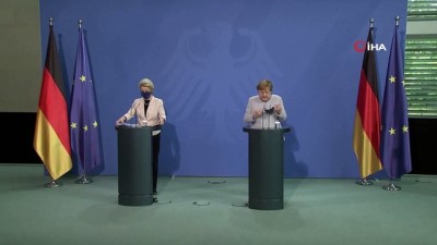 italya -  - Merkel ve Von der Leyen'den Türkiye'ye destek Videosu