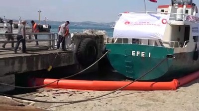 feribot iskelesi -  Yalova'da 40 metreküp müsilaj toplandı Videosu