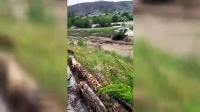 afet bolgesi - YOZGAT - Dolu ve sel ekili alanlara zarar verdi (2) Videosu