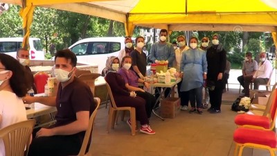 cesar - GAZİANTEP - 4 kez Kovid-19 aşısı için randevu alıp korkudan gitmeyen kişiyi 12 yaşındaki oğlu ikna etti Videosu