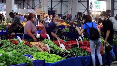 pazarci - KIRKLARELİ - Halk pazarında pazarcı esnafı ve vatandaşların aşılanmasına başladı Videosu
