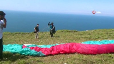 yamac parasutu -  Mutlu şehir Sinop'ta yamaç paraşütü eğitimleri veriliyor Videosu