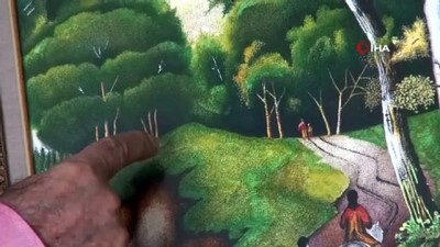 mufettis -  On binlerce noktayı, tek bir tuvalde böyle sanata döküyor Videosu