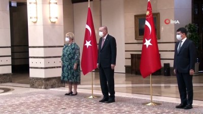 - Ruanda Büyükelçisi Mironko, Cumhurbaşkanı Erdoğan'a güven mektubu sundu