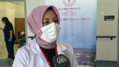 ANKARA - Yerli Kovid-19 aşısı 'TURKOVAC', Faz-3 çalışması kapsamında gönüllülere uygulanıyor