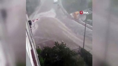 yagmur -  Ankara’da sağanak yağış su baskınlarına neden oldu Videosu