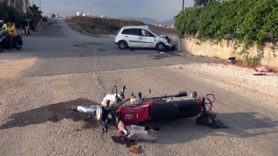 dogum gunu - ANTALYA - Otomobille motosiklet çarpıştı: 1 ölü Videosu