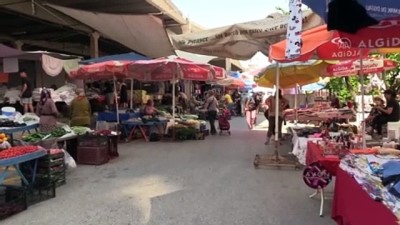 pazar alisverisi - ANTALYA - Pazaryerindeki kadının bileziklerini çalan şüphelileri yakalamak için çalışma başlatıldı Videosu