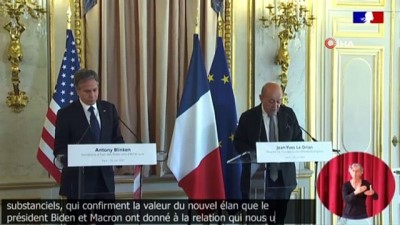  - Fransa Dışişleri Bakanı Le Drian: 'İran, nükleer anlaşmayı canlandırmak için nihai karar almalı'