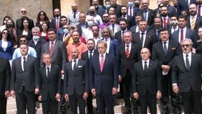 genel kurul - Galatasaray Başkanı Elmas ve yönetim kurulu Anıtkabir’de Videosu
