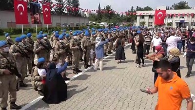  Jandarma Özel Harekat timleri dualarla Suriye’ye uğurlandı