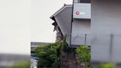 amator kamera -  - Japonya’da iki bina çöktü, facianın eşiğinden dönüldü Videosu