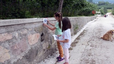 kiz kardes -  Ordu'da iki kız kardeş hazırladıkları afişlerle kaybolan ördeklerini arıyor Videosu