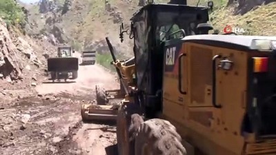 goc -  Şırnak’taki yayla yollarında hummalı çalışma Videosu