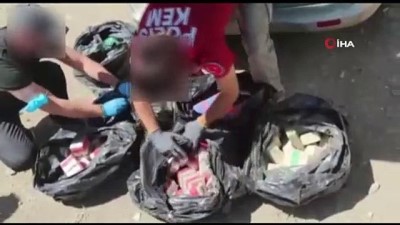 narkotik kopek -  Van polis düzenlediği 2 ayrı operasyonda 205 kilo 240 gram eroin ele geçirdi Videosu