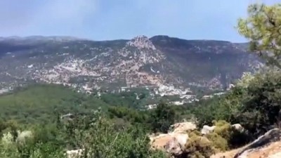 islam - ANTALYA - Kaş'ta orman yangını Videosu