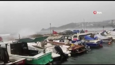 gunesli hava -  Çanakkale’de yaz ortasında fırtına Videosu
