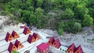selale - ERZURUM - Yatırımlarla güzelleşen Tortum Şelalesi yeni çehresiyle ziyaretçilerini ağırlamaya hazırlanıyor Videosu