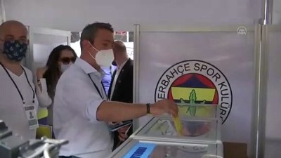 İSTANBUL - Fenerbahçe Kulübünün kongresi - Ali Koç, oyunu kullandı