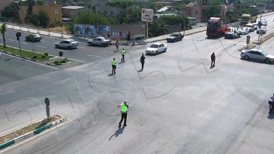  Kazaya karışan öğrenciyi sınava polis ekipleri yetiştirdi