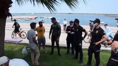 zipkin - SAMSUN - 'Boğulma' ihbarı yapılan kişi zıpkınla balık avlarken denizden çıktı Videosu
