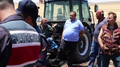 yangin -  Aksaray’da hasada günler kala 250 dekarlık arpa tarlası kül oldu Videosu