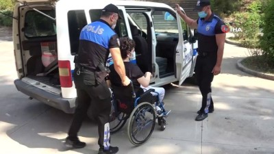 bedensel engelli -  Engelli şehit çocuğunu sınava polisler götürdü Videosu