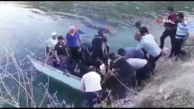 kayali -  Fırat nehrinde balık tutmak isteyen genç nehre düşerek boğuldu Videosu
