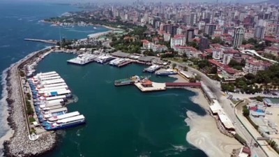 gard - İstanbul'un bazı sahillerinde müsilaj yoğunluğu azaldı - DRONE Videosu