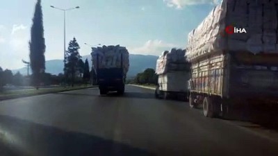 yakin plan -  Kahramanmaraş’ta trafikte tehlikeli seyir Videosu