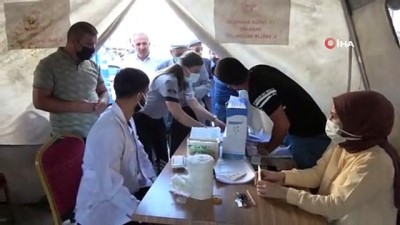  Yüksekova’da randevusuz aşı çadırına yoğun ilgi
