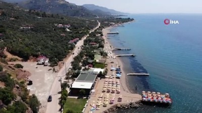 suc duyurusu -  Assos’ta kaçak restoran ve plaj kısmına yıkım kararı Videosu