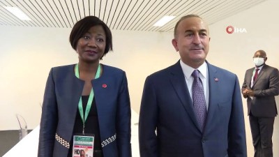 italya -  - Bakan Çavuşoğlu, Orta Afrika Cumhuriyeti Dışişleri Bakanı Temon ile görüştü Videosu