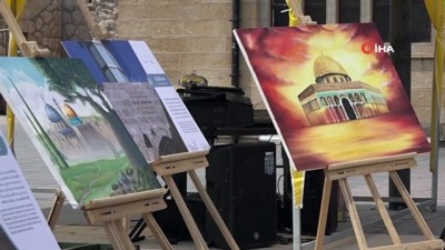 resim sergisi -  Gaziantep’te Kudüs konulu resim sergisi açıldı Videosu