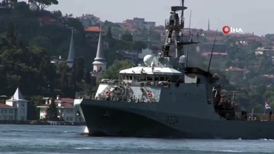 savas -  İngiliz savaş gemisi İstanbul Boğazı'ndan geçti Videosu