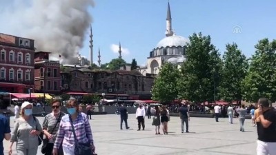 yangin - İSTANBUL - Fatih'te iş yeri yangını (2) Videosu