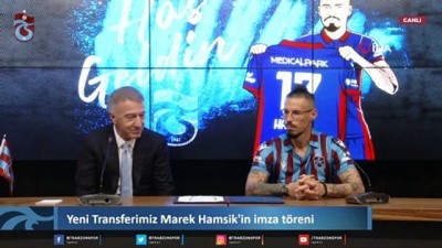 tezahurat - Trabzonspor'da Marek Hamsik imzayı attı -1- Videosu
