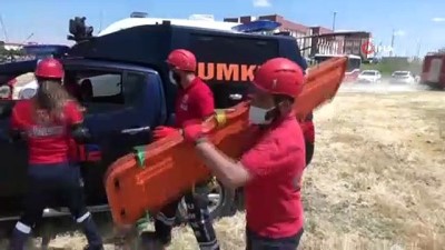 deprem senaryosu -   Aksaray’da gerçeği aratmayan afet müdahale tatbikatı Videosu