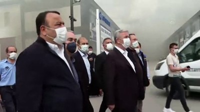 kimyasal madde - ANKARA - Kimyasal madde üreten bir iş yerinde yangın çıktı (4) Videosu