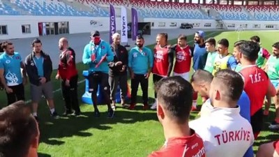 spor kompleksi - BURDUR - Türkiye 7'li Ragbi Büyük Erkekler Milli Takım seçmeleri yapıldı Videosu