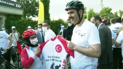 bisiklet turu - KONYA - Bakan Kurum, '3 Haziran Dünya Bisiklet Günü' etkinlikleri kapsamında bisiklete bindi Videosu
