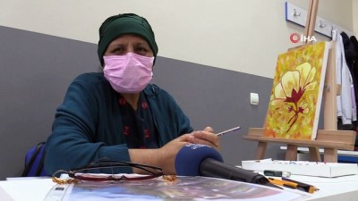 siyer -  Resim kursuyla hayata bağlandı Videosu