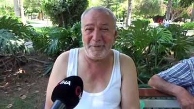 yasli adam -  Adana’da termometreler 41 dereceyi gösterdi Videosu