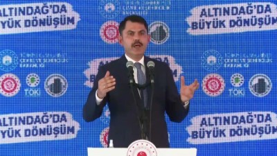 temel atma toreni - ANKARA - Bakan Kurum: ''Ülkemizin en önemli kentsel yenileme projesini Altındağ'da gerçekleştiriyoruz'' Videosu