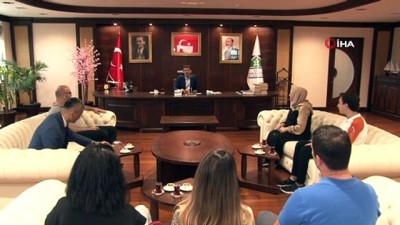 yuksek lisans -   Başkan Bahadır, LGS’de Türkiye birincisini makamında ağırladı Videosu