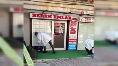 yarali kadin -  İstanbul'da dehşet: Eşini çalıştığı iş yerinde bıçakladı Videosu