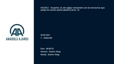 KOCAELİ - Aile sağlığı merkezinden Kovid-19 aşısı çaldığı iddia edilen zanlı yakalandı (2)